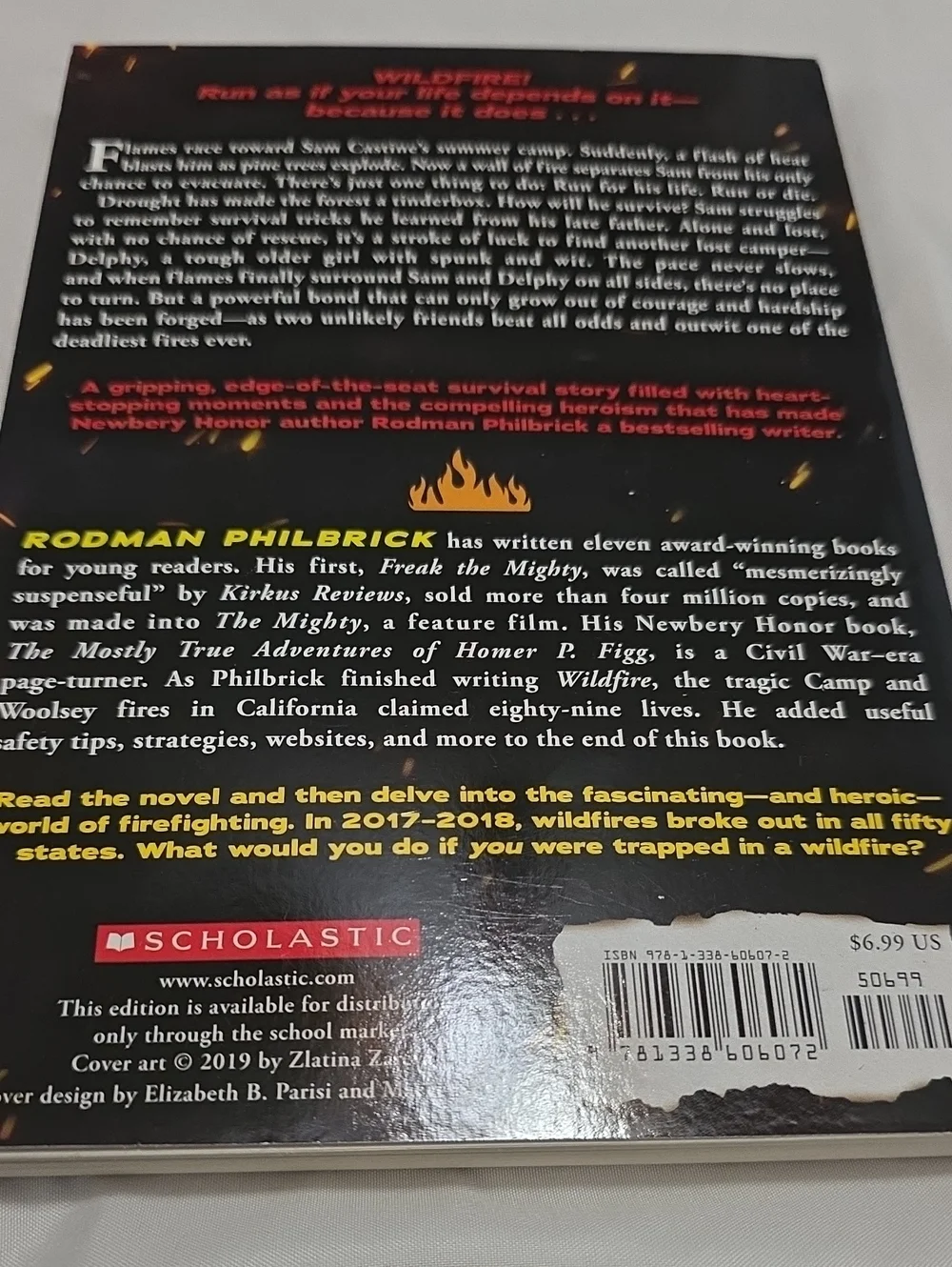 Scholastic Wildfire Book
